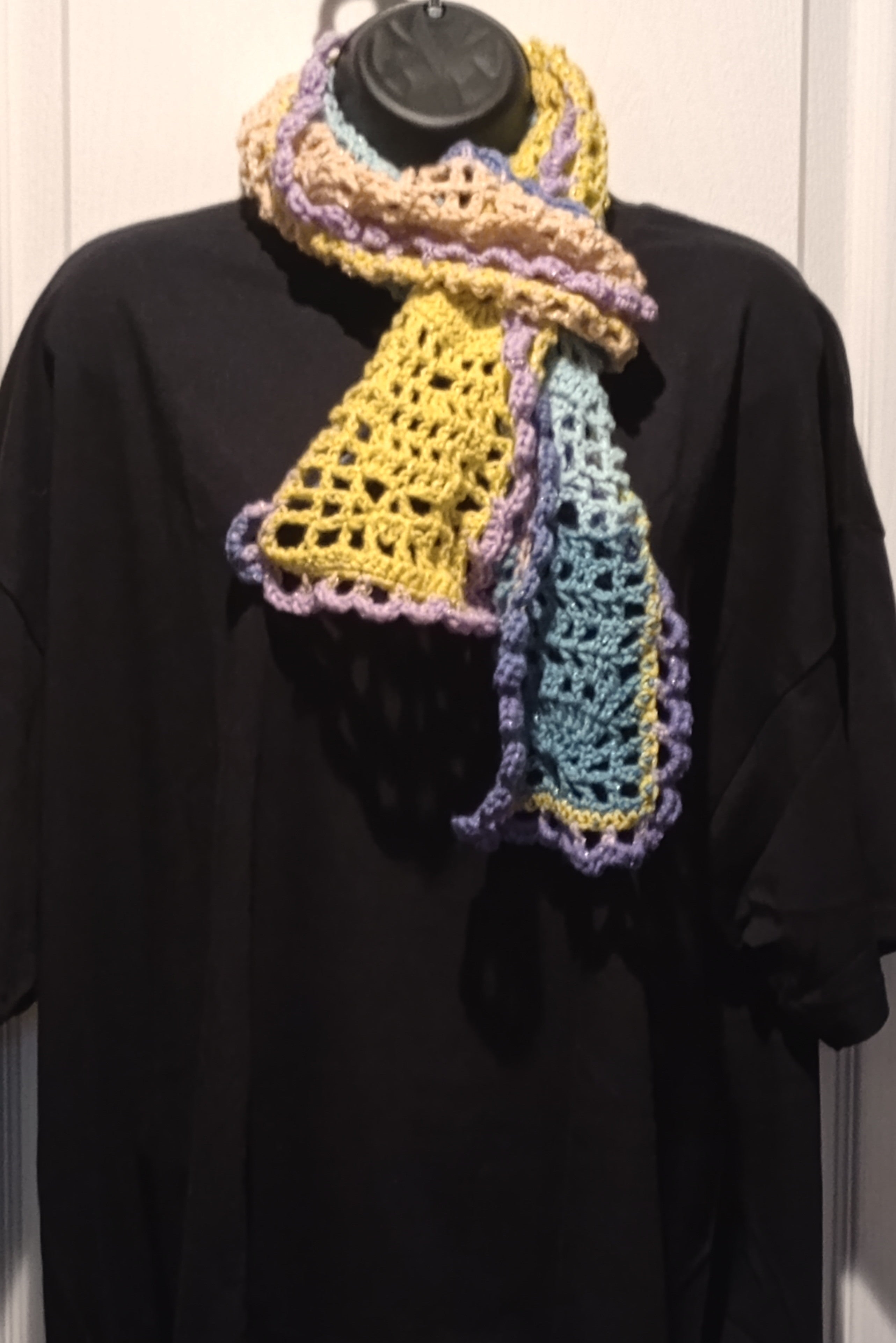 Handmade best sale crochet scarf