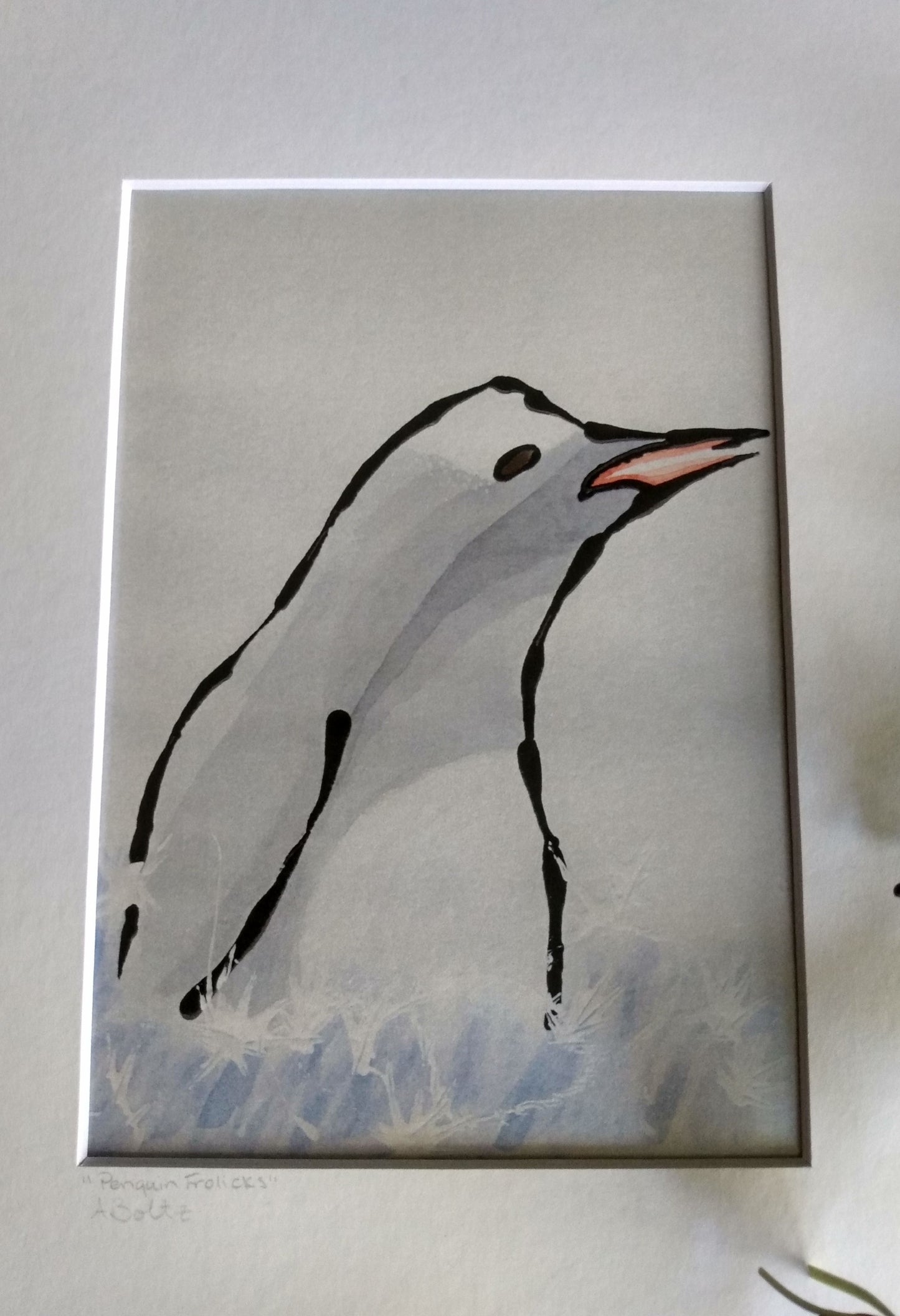 Penguin Frolicks 5x7 Print